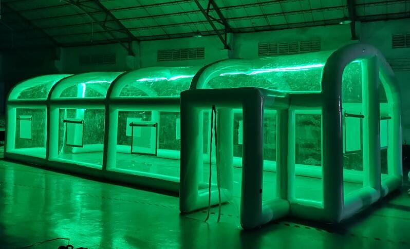 led inflatable pool cover