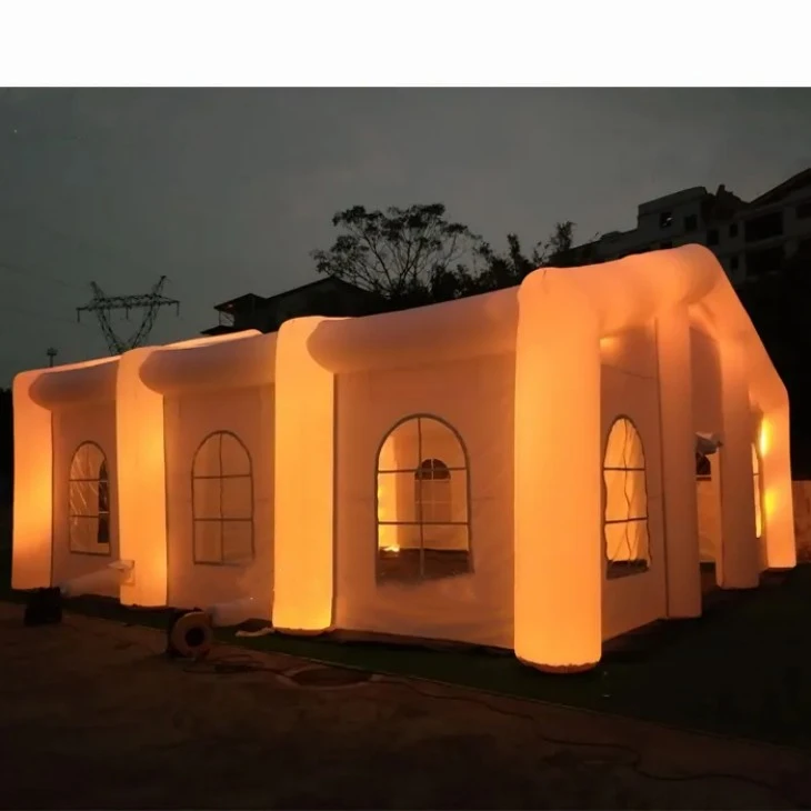 Large LED Light Inflatable Wedding Party Tent